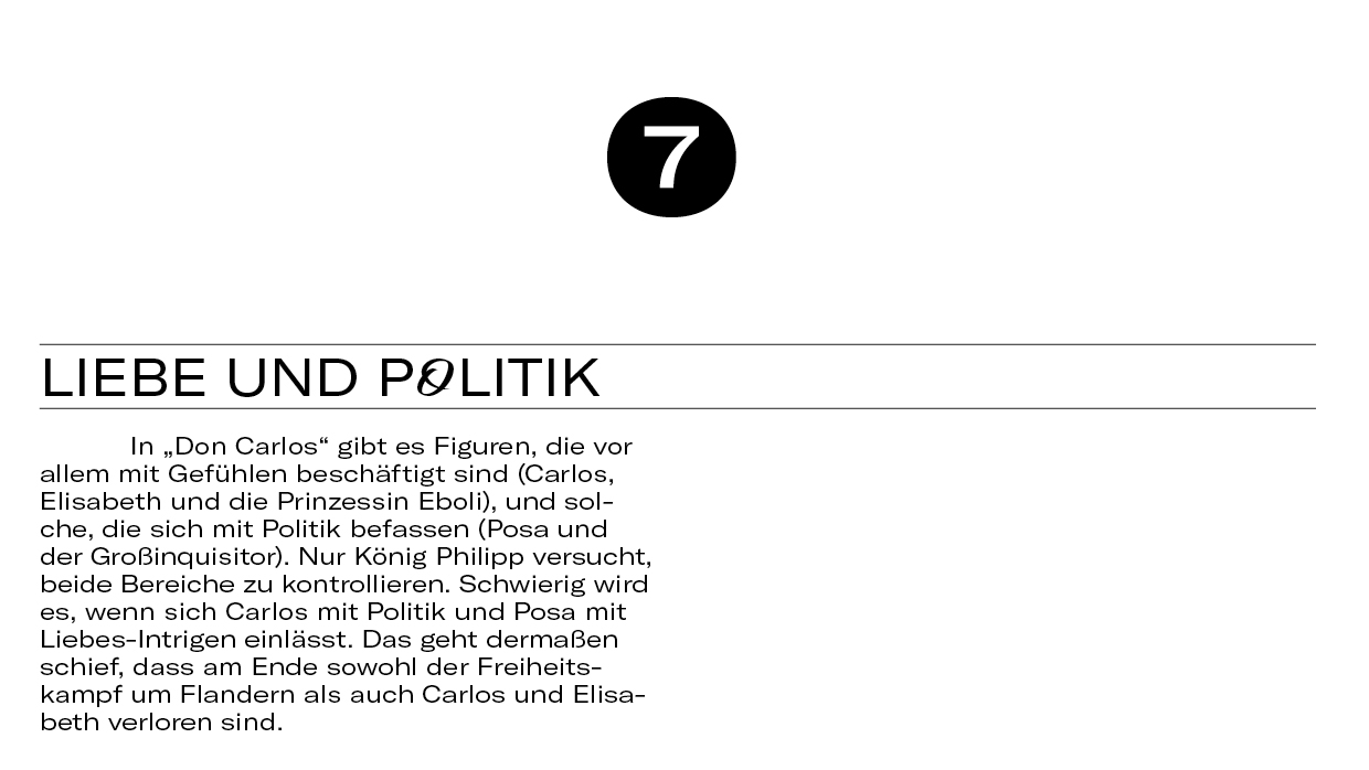 10 Dinge Don Carlos - Siebtens