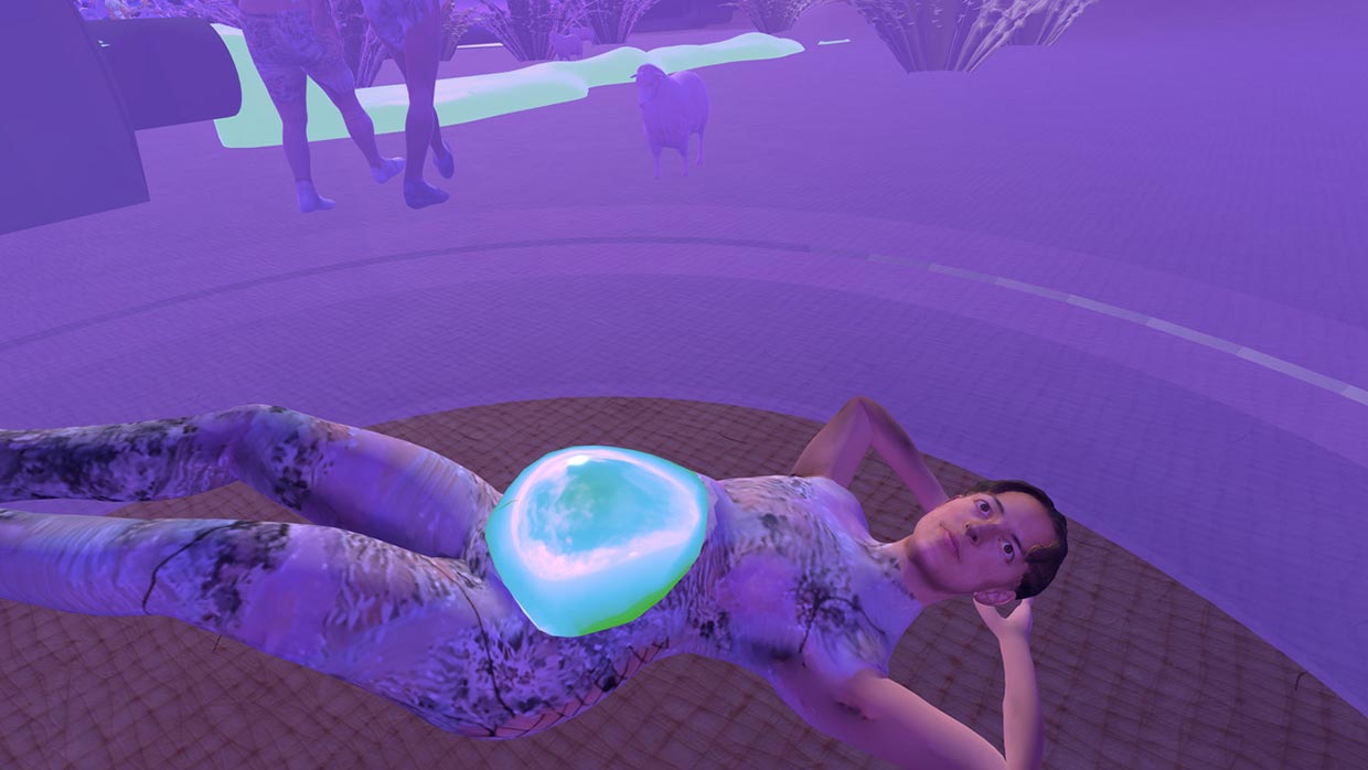 talk under virtual sky