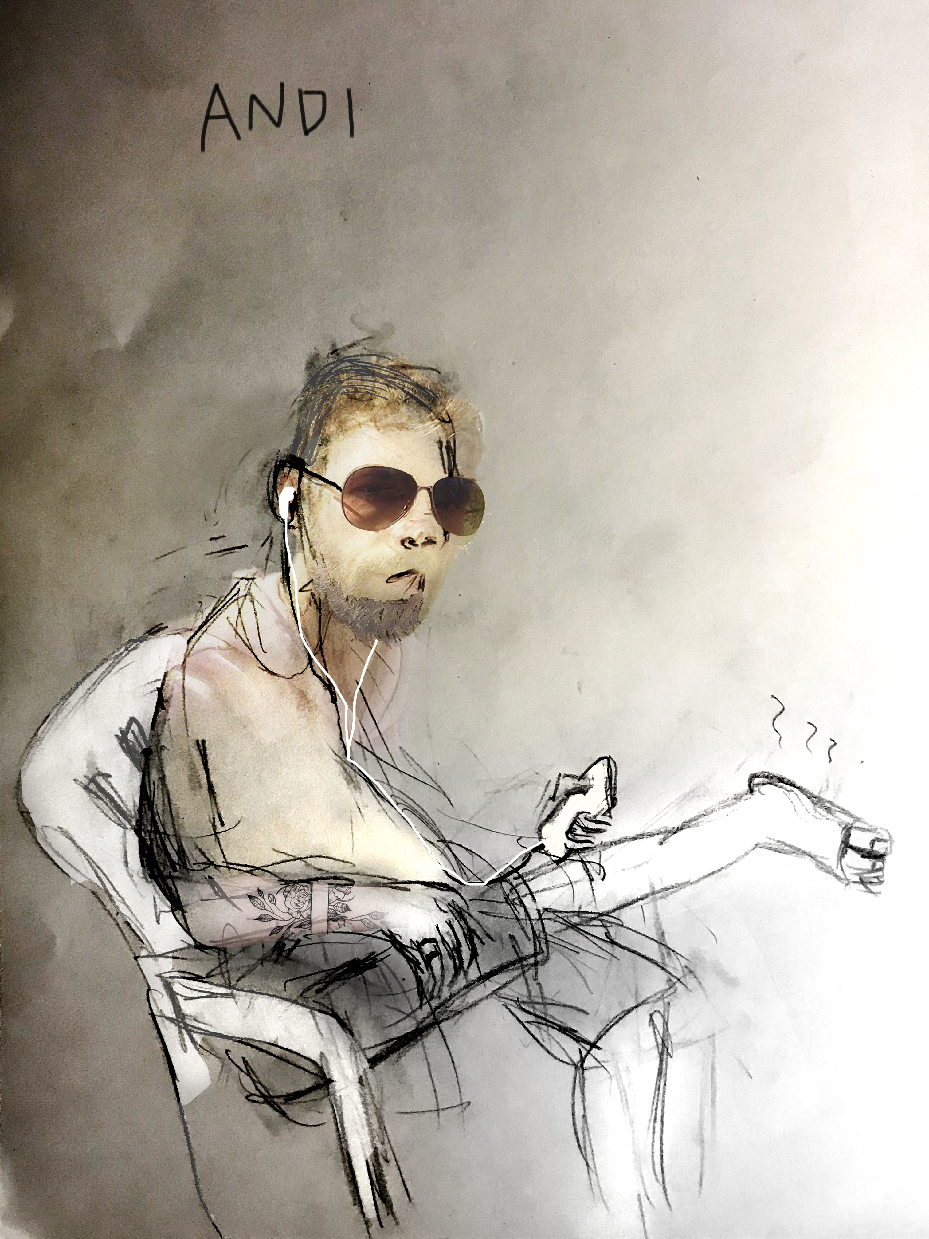 Arbeitsskizze Patrick Bannwart Andi