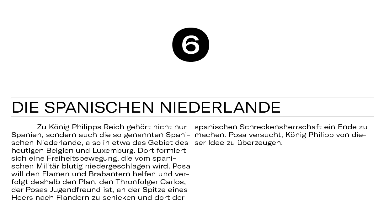 10 Dinge Don Carlos - Sechstens